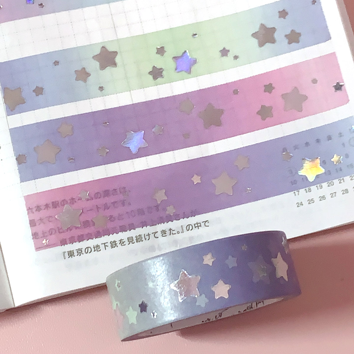 Washi Tape - 15mm/7mm Celestial Moonlight Foiled Washi Tape Set – Parasol  Paper Co
