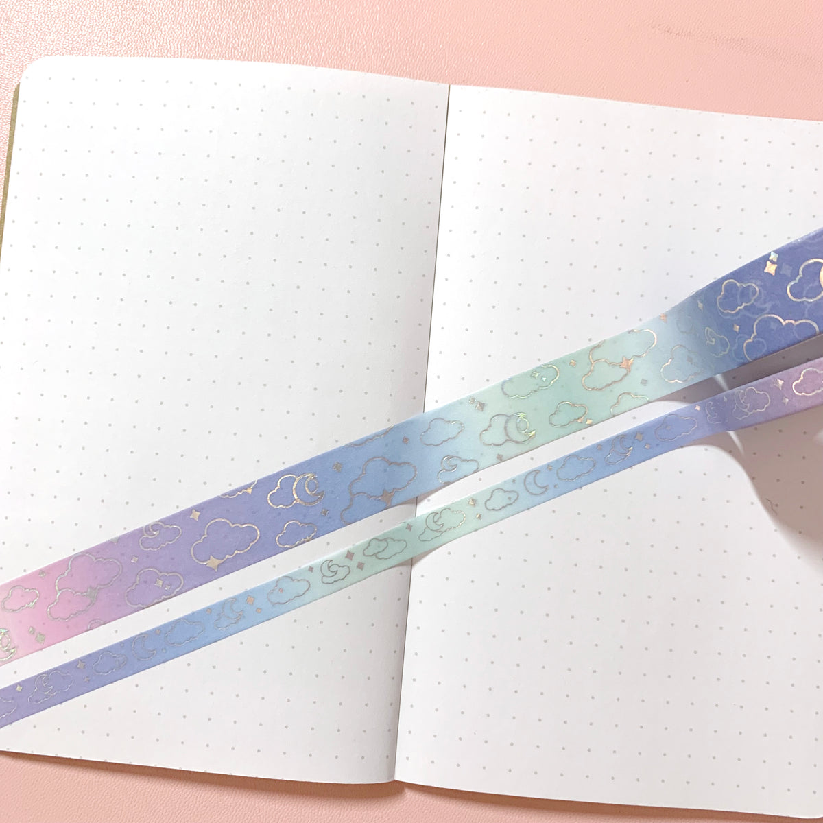 Washi Tape - 15mm/7mm Galactic Moonlight Foiled Washi Tape Set – Parasol  Paper Co