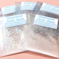 Holo Starry Kpop Photocard Top Loader Sleeve