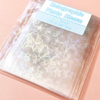 Holo Starry Kpop Photocard Top Loader Sleeve