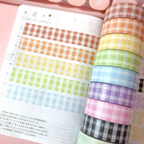 Washi Tape - Orange Heart Gingham