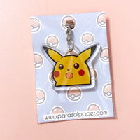 Surprised Shocked Pikachu Meme Mini Acrylic Charm