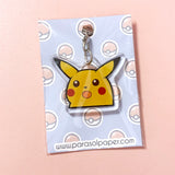 Surprised Shocked Pikachu Meme Mini Acrylic Charm