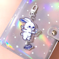 NEWJEANS Tokki Lightstick Dangle Charm Acrylic Keychain