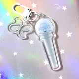 Aespa Sbong Logo Lightstick Dangle Charm Acrylic Keychain