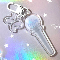 Aespa Sbong Logo Lightstick Dangle Charm Acrylic Keychain