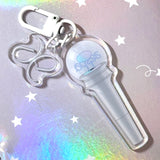 Aespa Sbong Logo Lightstick Dangle Charm Acrylic Keychain