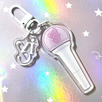 IVE Ihabong Logo Lightstick Dangle Charm Acrylic Keychain