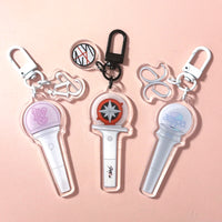 Aespa Sbong Logo Lightstick Dangle Charm Acrylic Keychain