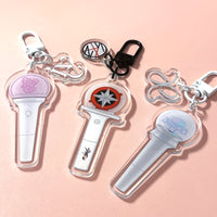 Aespa Sbong Logo Lightstick Dangle Charm Acrylic Keychain