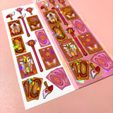 Cardcaptor Sakura Korean Holographic Polco Stickers