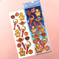 Sailor Moon Korean Holographic Polco Stickers