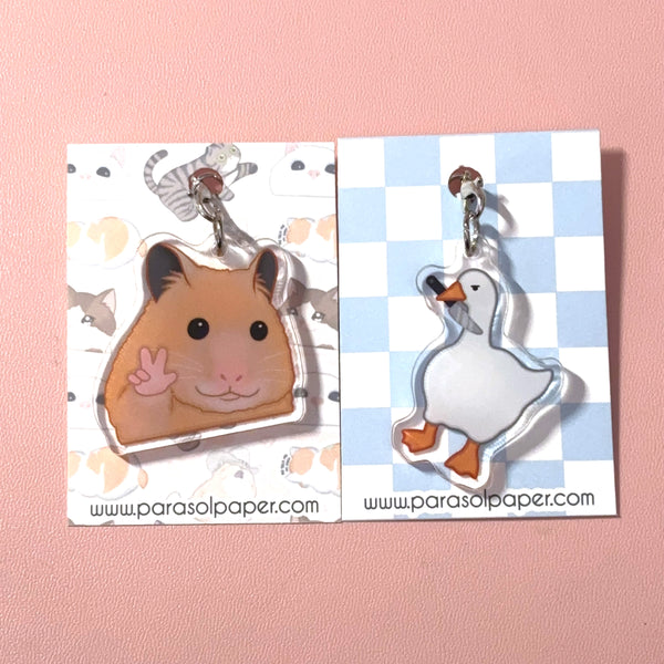 Meme Animals Themed Mini Acrylic Charms