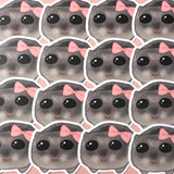 [WATERPROOF] Just a Girl Girly Hamster Meme Vinyl Sticker Decal