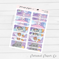 Washi Strips - Pastel Space - W047