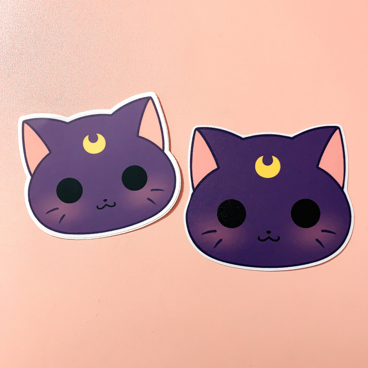 [WATERPROOF] Sailor Moon Luna Cat Head Vinyl Decal (two sizes ...