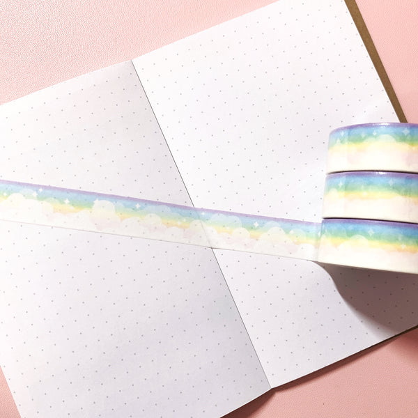 Pastel Turquoise Solid Washi, Planner and BUJO Tapes
